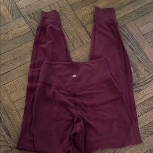 Women's Burgundy Joggers Nulu